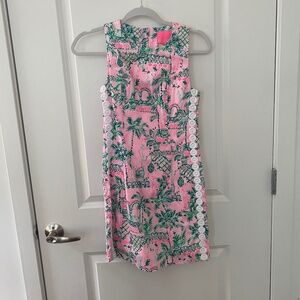 Lilly Pulitzer Mandeville Baby Always Worth It Baby Mila Stretch Shift Dress 00